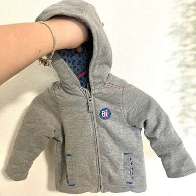 Magnifique veste épaisse à capuche pour bébé garçon 